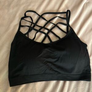 Caged sports bra. Padded 🖤